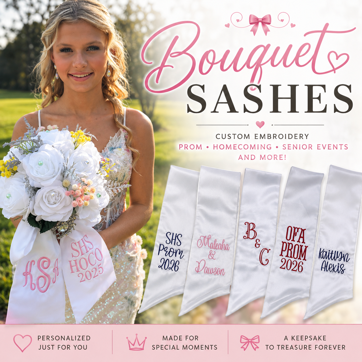 Bouquet Sashes