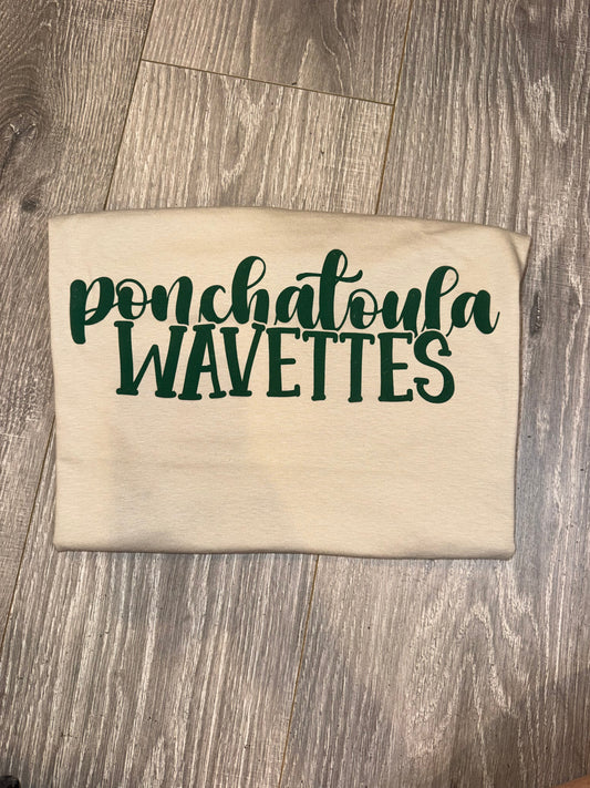 Custom School Spirit 3D Puff Vinyl Shirt